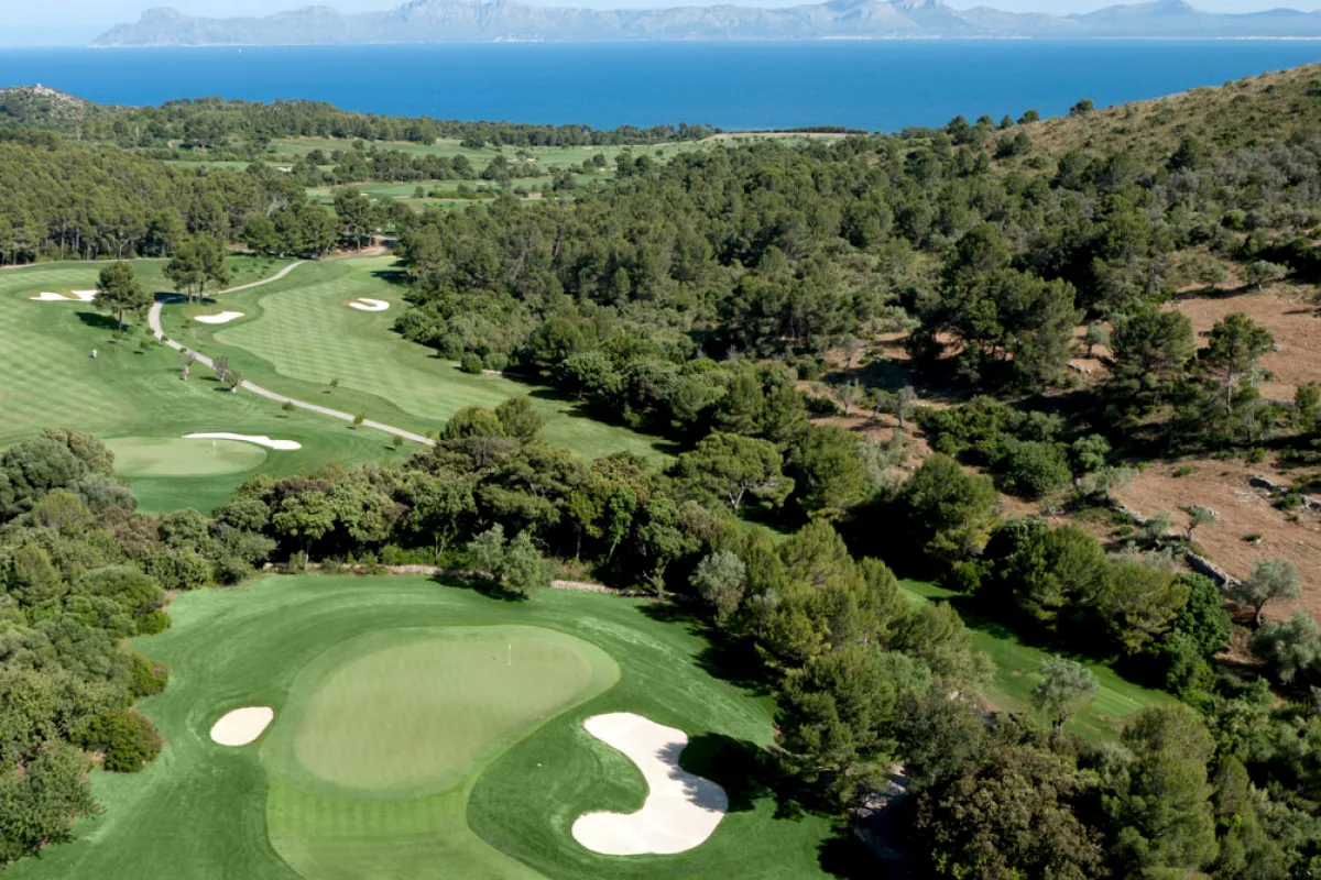 Mallorca Golfplätze Golf de Alcanada Anfangslöcher 2,4,5