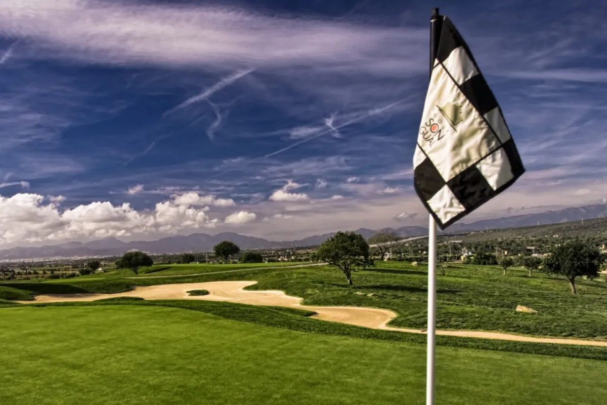 Mallorca Golfplatz Son Gual Fahne