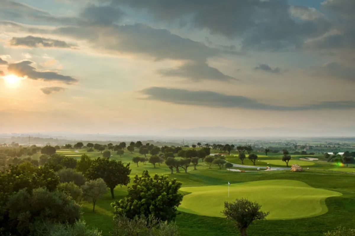 Mallorca Golfplatz Son Gual Blick