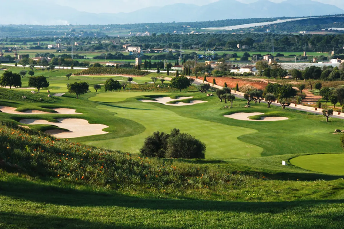 Mallorca Golfplatz Son Gual Panorama