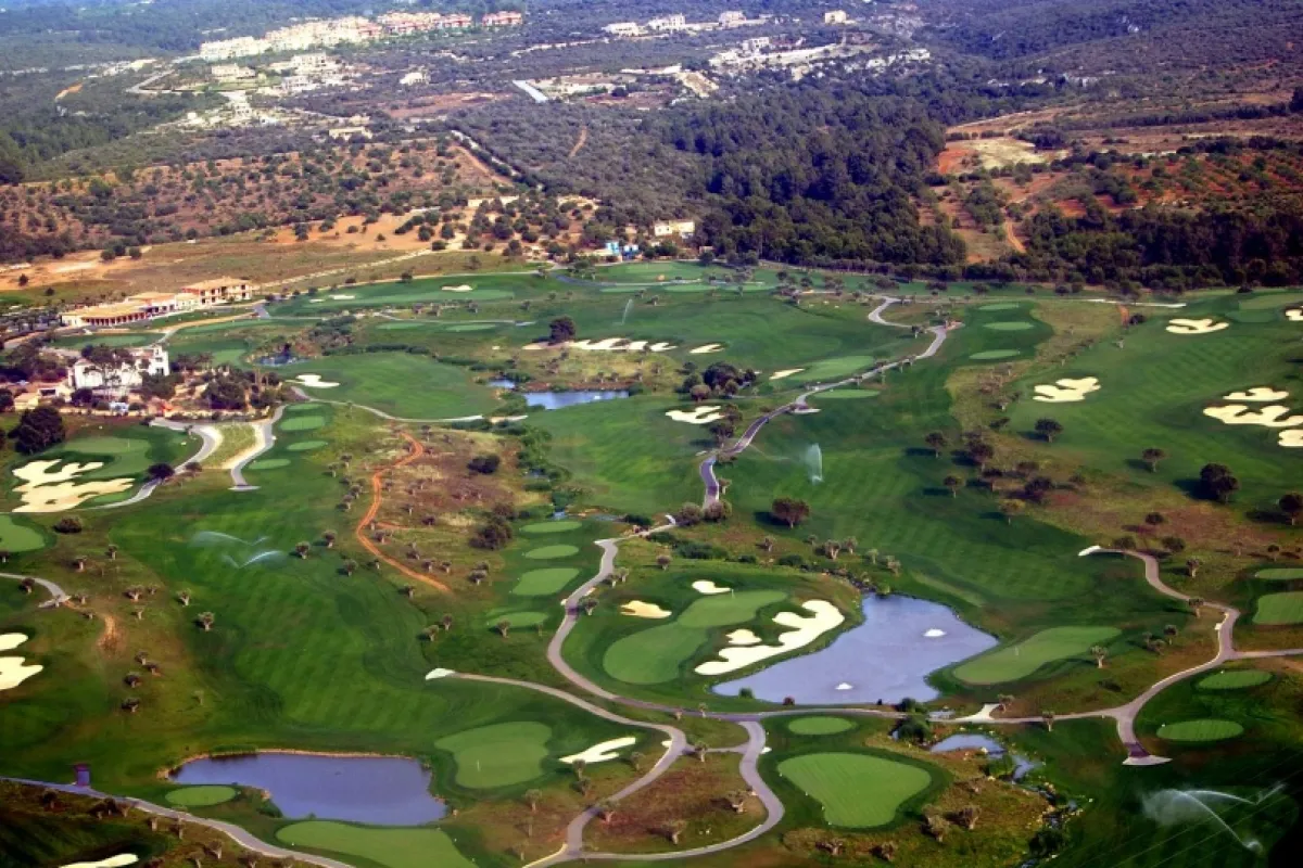 Mallorca Golfplatz Son Gual Luftbild