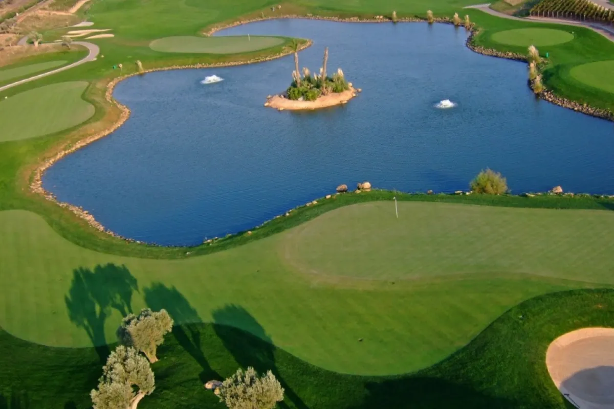 Mallorca Golfplatz Son Gual See