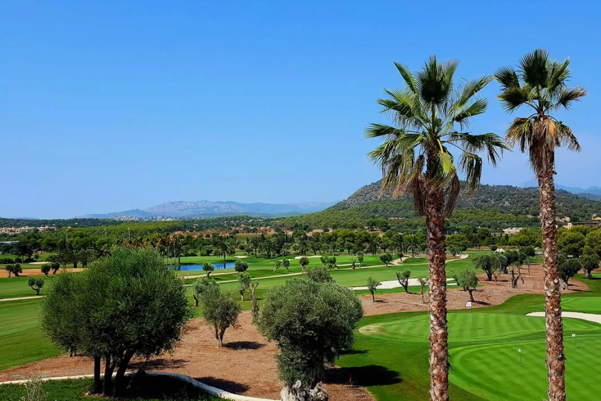 Mallorca Golf T-Golf Poniente Magaluf Calvia Aussicht von Terrasse