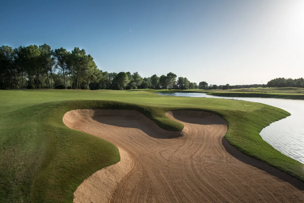 Mallorca Golf Park Puntiro Bunker am See