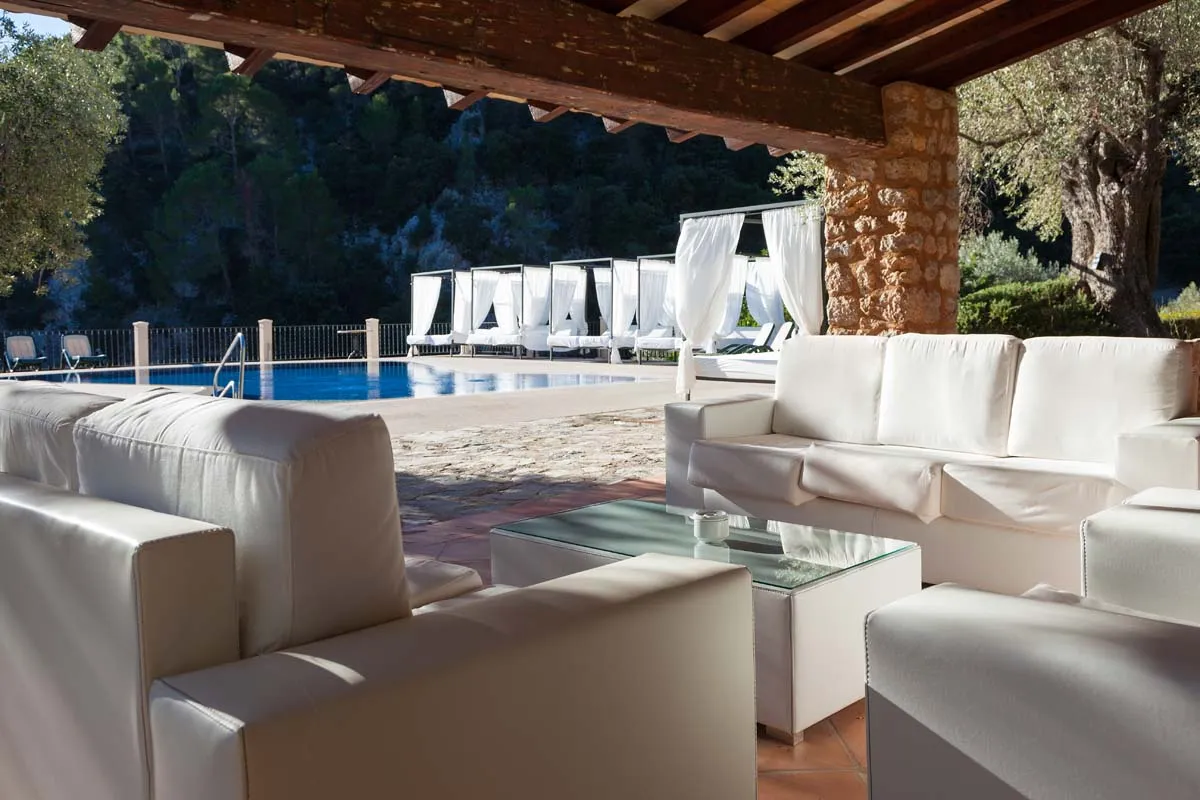 Mallorca Hotels Binibona Finca Albellons Natural Parc Pool Lounge