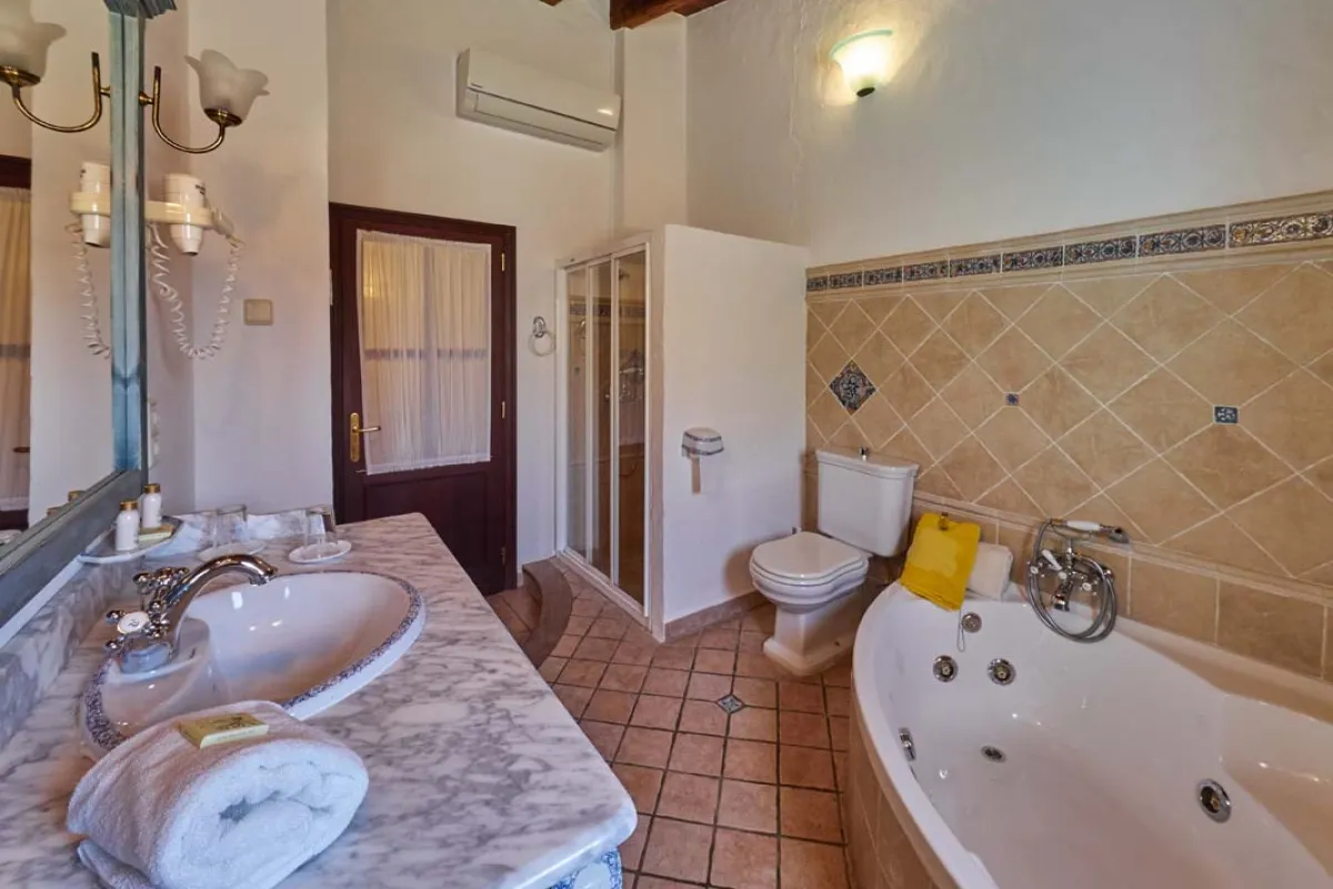 Mallorca Hotels Fincahotel Binibona Parc Natural Bad Doppelzimmer
