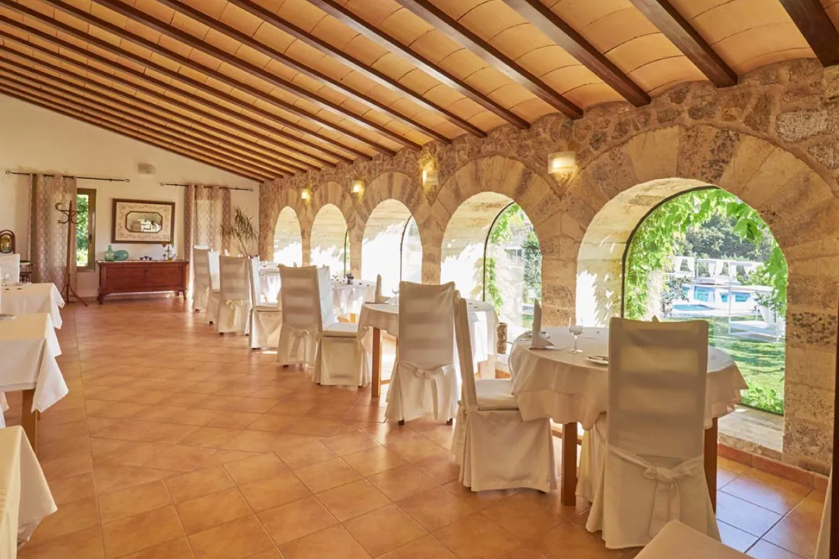 Mallorca Hotels Fincahotel Binibona Parc Natural neuer Speisesaal