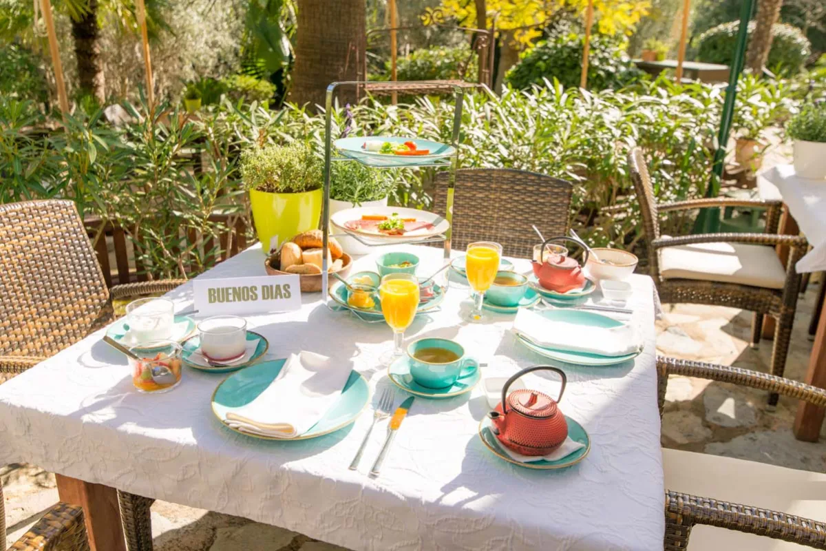 Mallorca Hotels Soller Fincahotel Can Coll Frühstück
