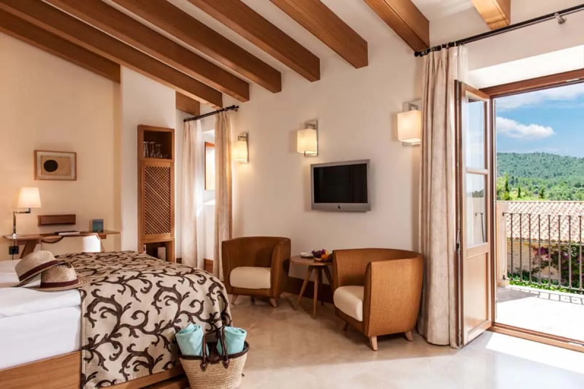 Mallorca Hotel Südwesten Luxushotels Castell Son Claret Zimmer innen