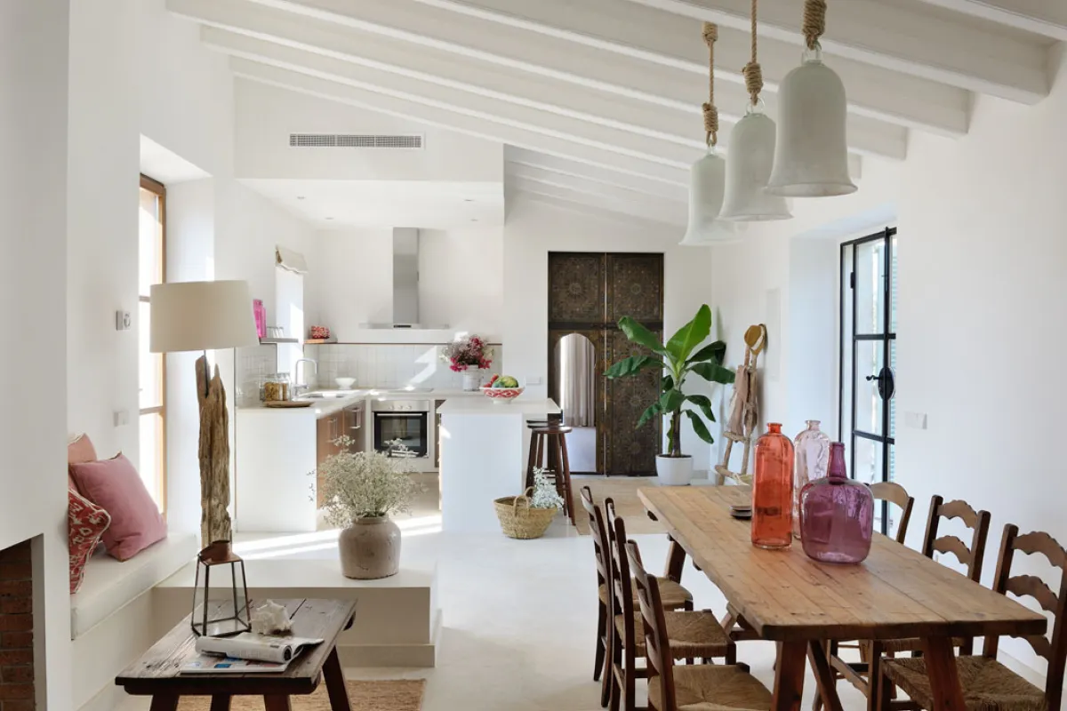 Mallorca Hotels Santanyi Cal Reiet Casita Wohnraum
