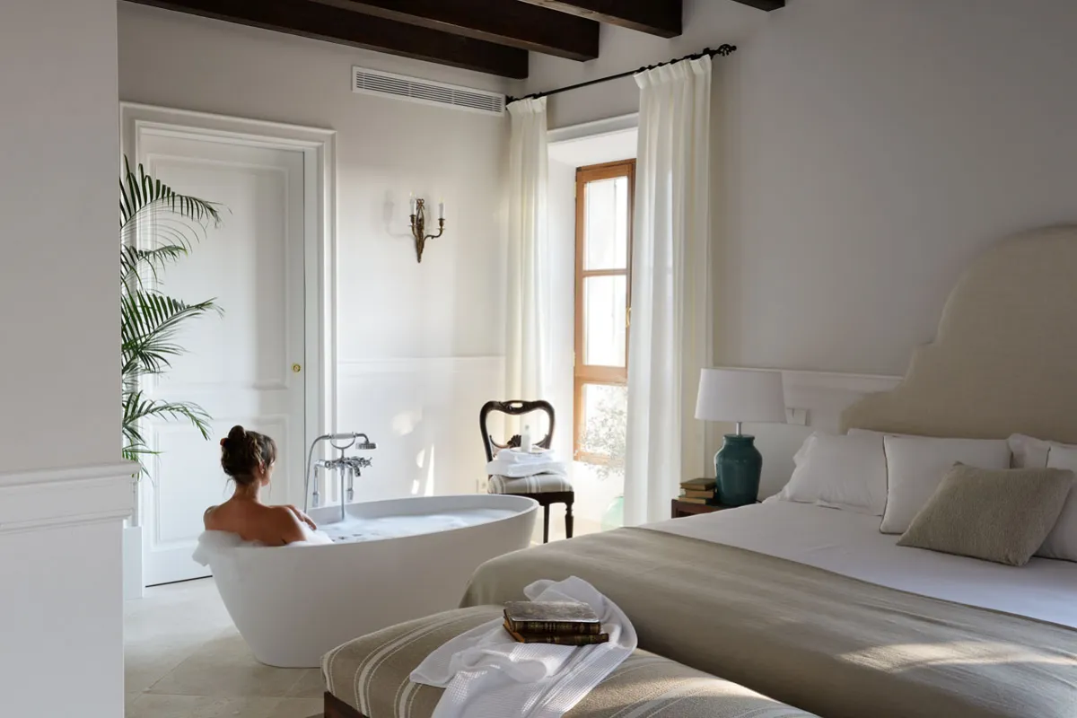 Mallorca Hotels Santanyi Cal Reiet Badewanne