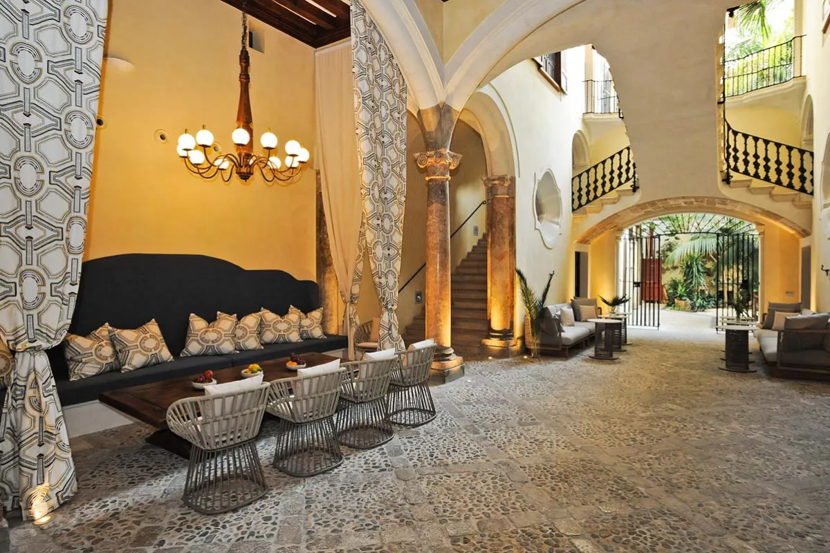Mallorca Hotels Palma Boutique Hotel Palacio Can Marques Patio Totale