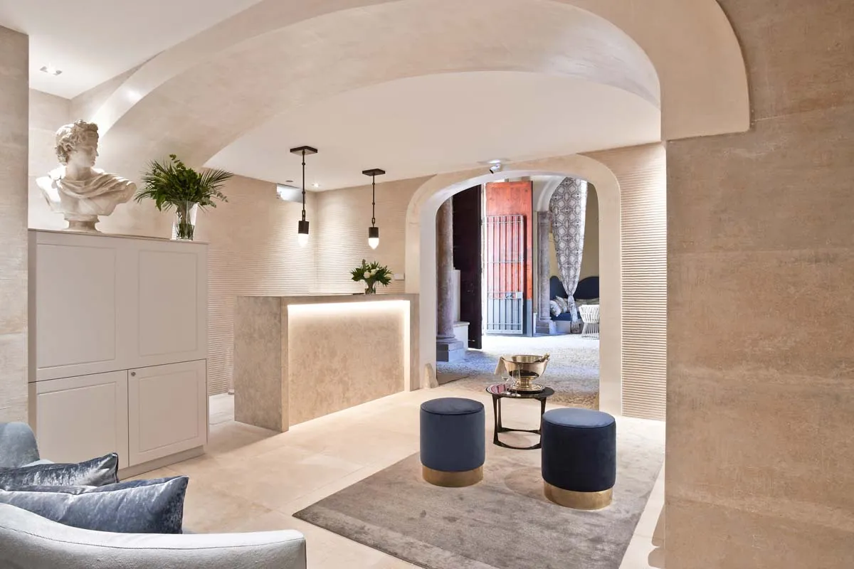 Mallorca Hotels Palma Boutique Hotel Palacio Can Marques Patio Detail