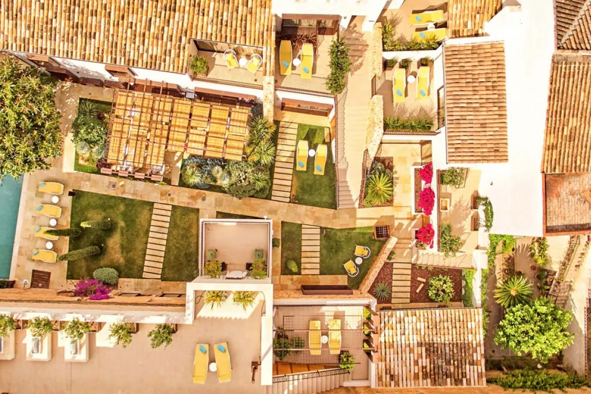 Mallorca Hotels Boutique Hotel Campos Sa Creu Nova von oben