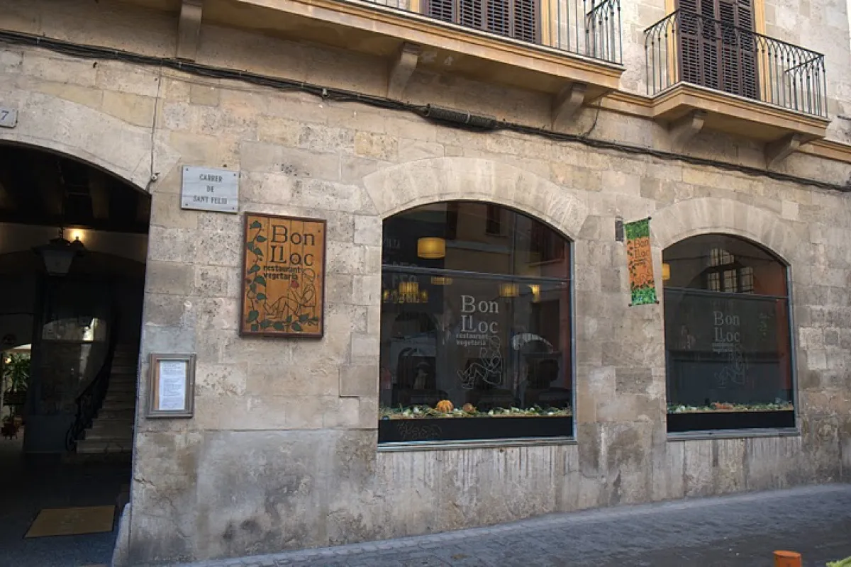 Mallorca Restaurants Palma Bon Bloc vegetarisch aussen