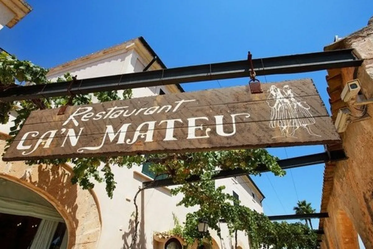Mallorca Restaurants Algid Can Mateu Eingang