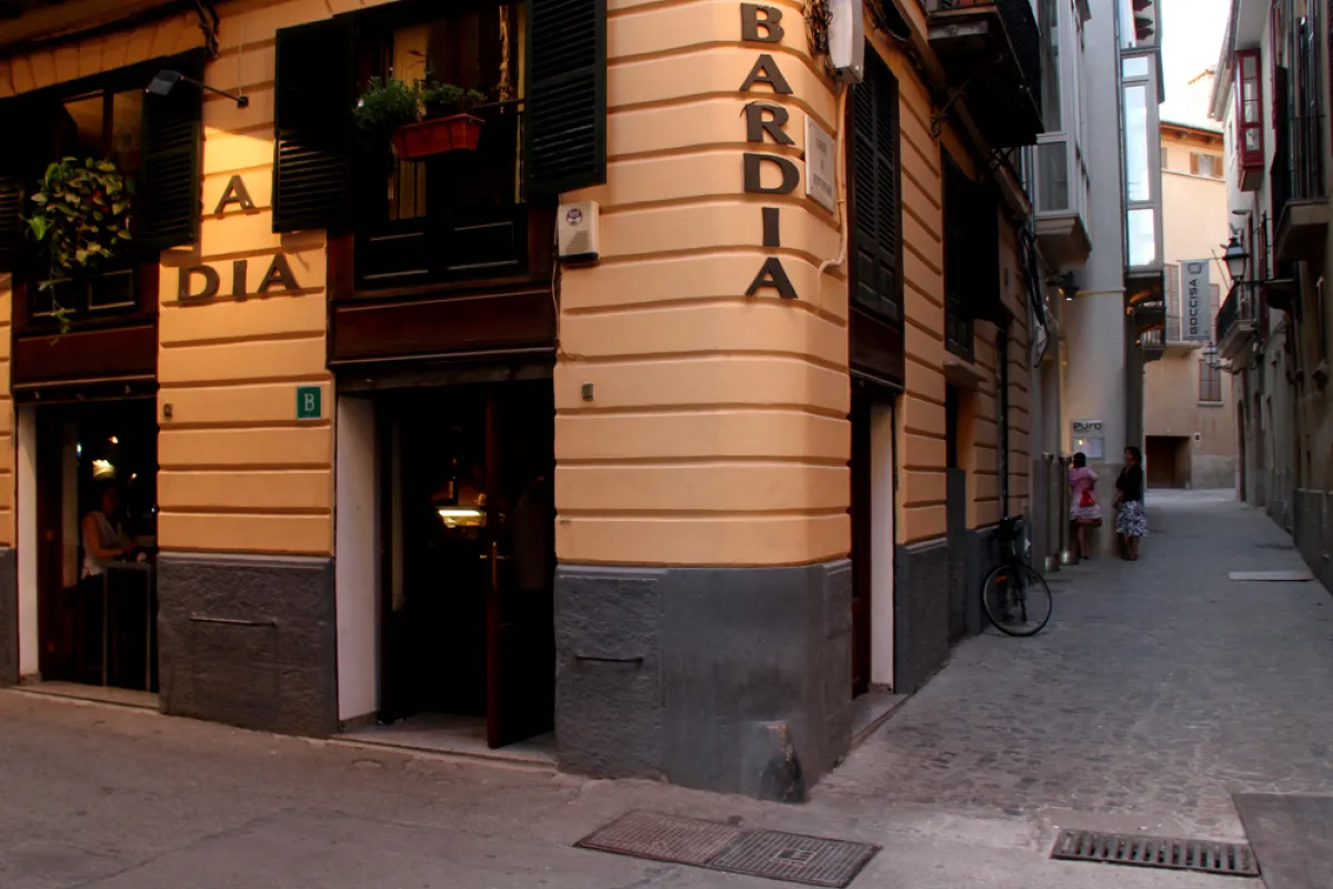Mallorca Restaurants Palma Altstadt Bar Dia Aussen