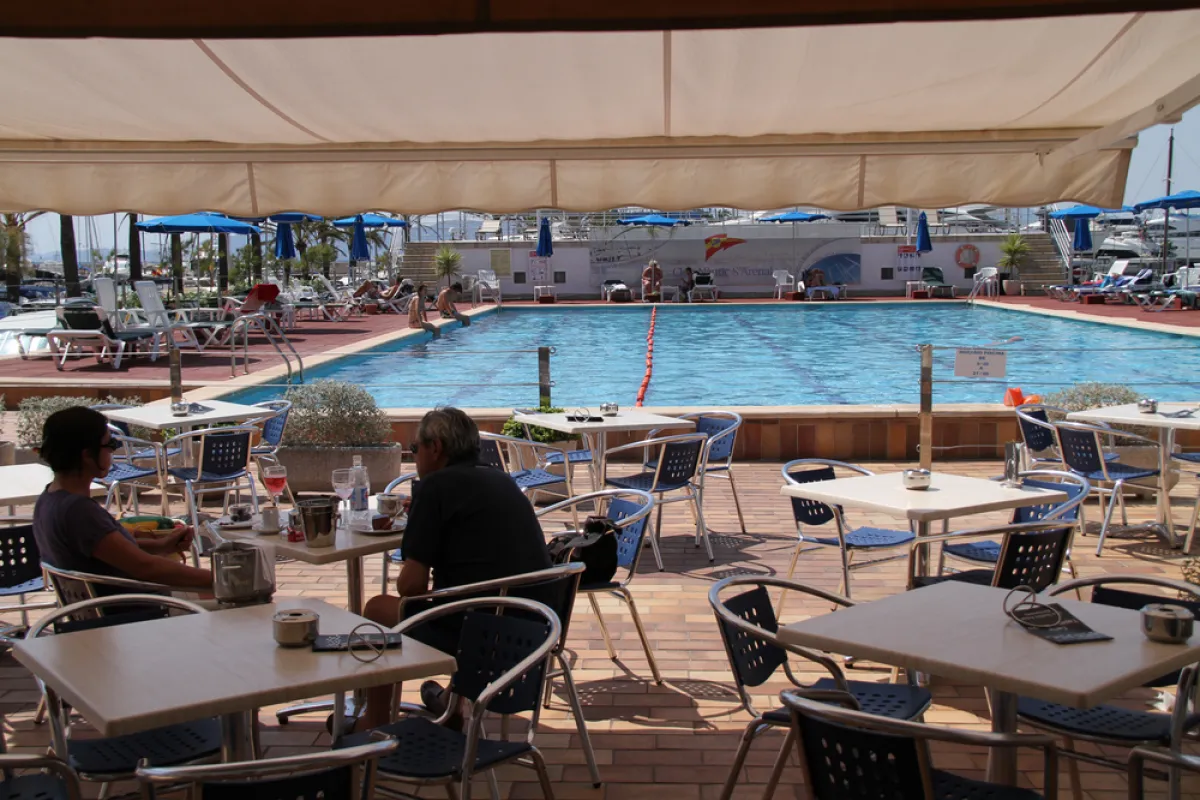 Mallorca Restaurants Palma Club Nautico Arenal Terrasse