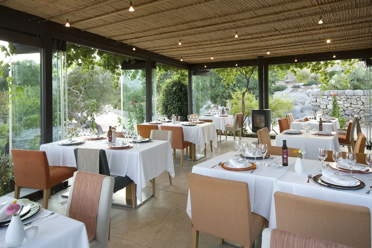 Mallorca Restaurants Capdepera Cases de So Barbassa Speisesaal