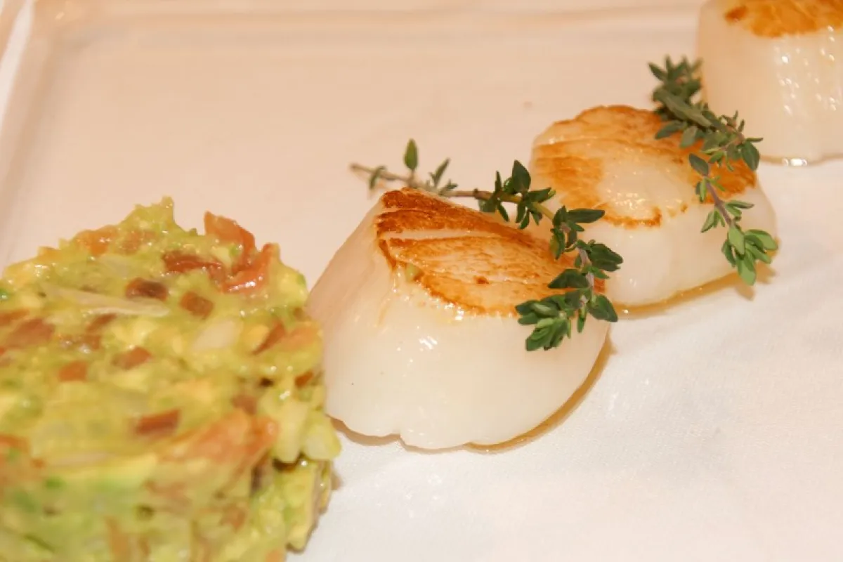 Mallorca Restaurants Palma Casa Maruka Jakobsmuscheln