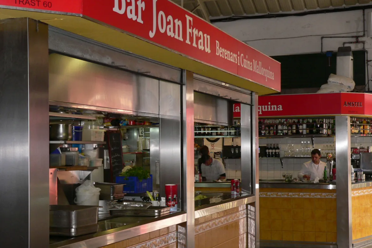 Mallorca Restaurants Palma Bar Joan Frau Markt