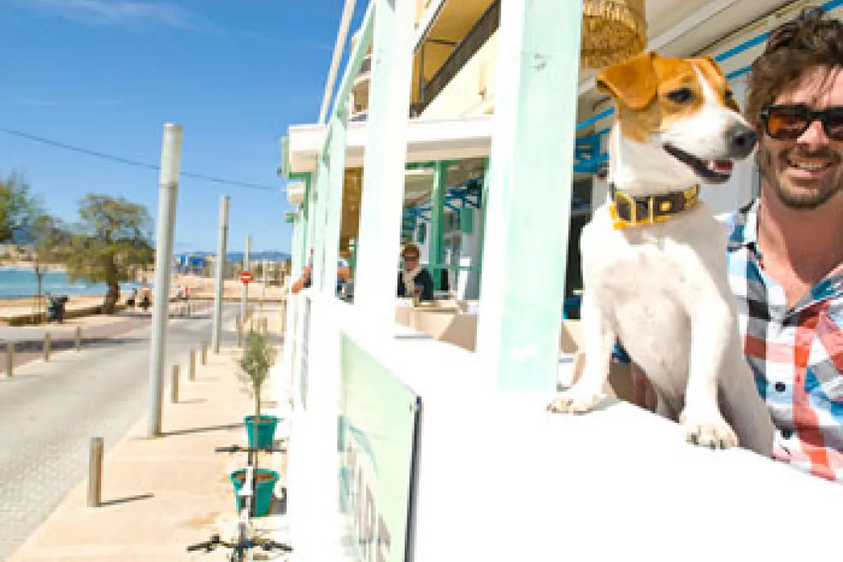 Mallorca Restaurant Ciutat Jardi Palma Italienisch Almare Hund