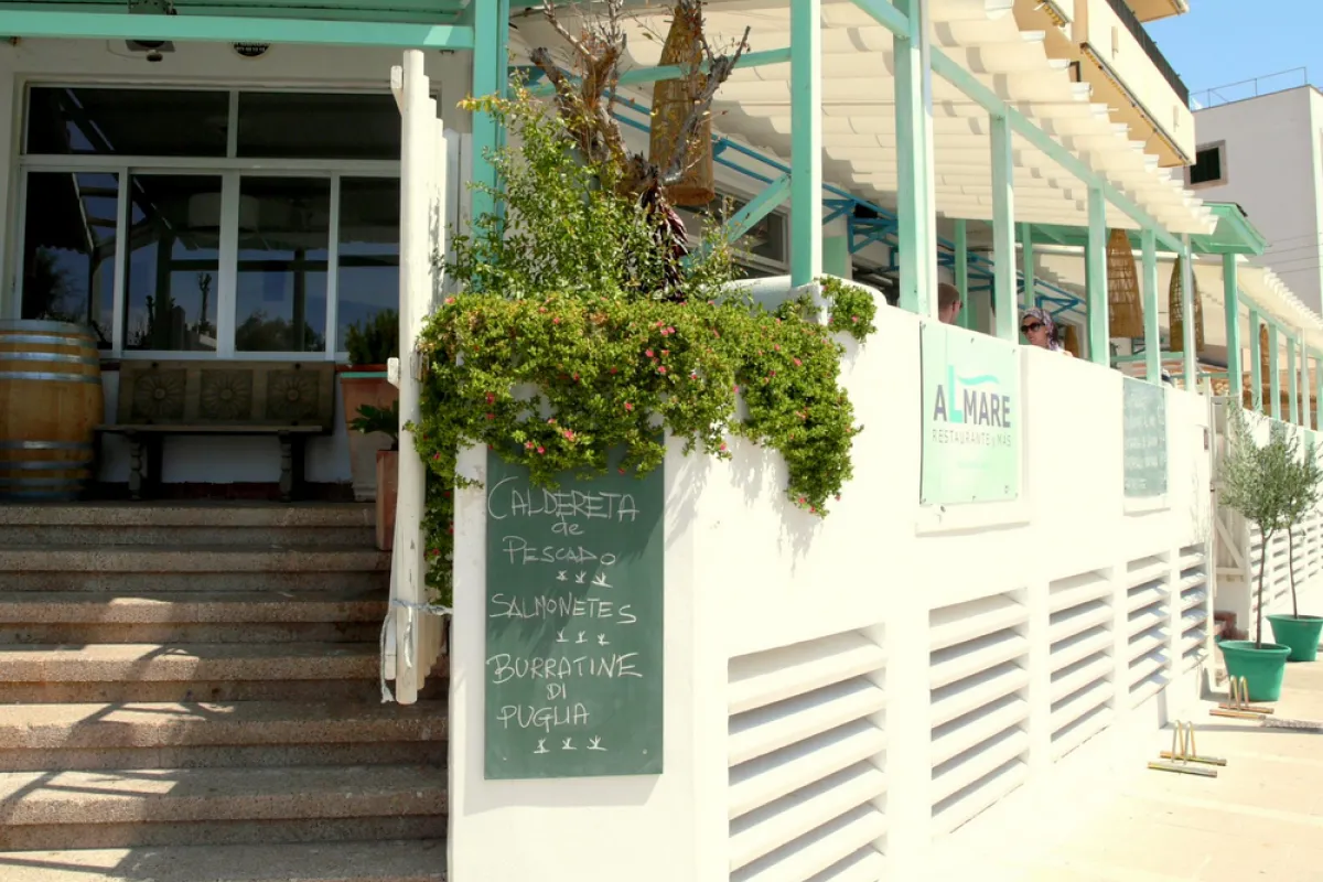 Mallorca Restaurant Ciutat Jardi Palma Italienisch Almare 1.Reihe