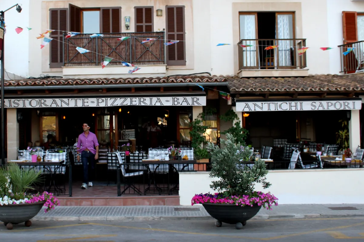 Mallorca Restaurant Porto Petra Antichi Sapori Aussen