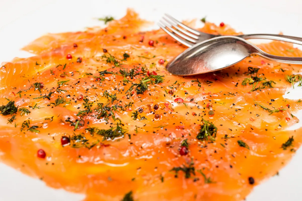 Mallorca Restaurants Palma Santa Catalina A ma Maison Carpaccio Lachs