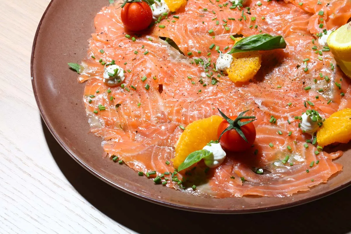 Mallorca Restaurants Palma Cala Mayor La Greppia Lachs
